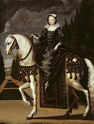 Retrato ecuestre de María de Médici (1573-1642)